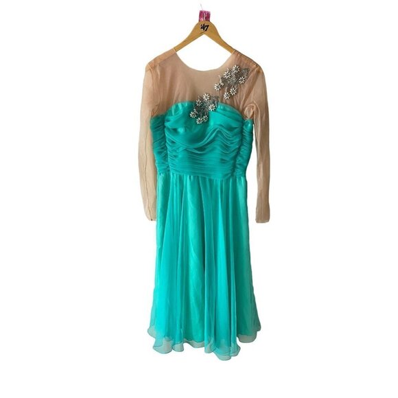 Vintage Lilli Diamond California Women's 1950's Cocktail Dress - Large